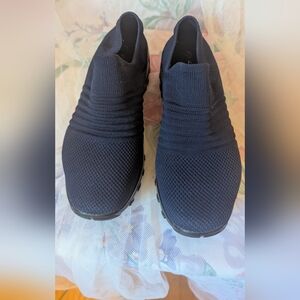 Women's Hypersoft Navy Blue Slip-On Sneakers